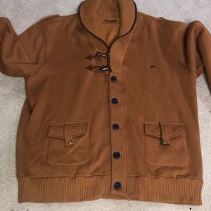 MENS long sleeve Jacket Brown Sz 3X Color Cognac